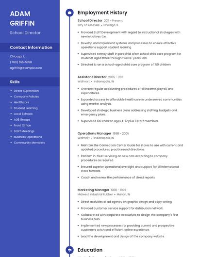 Resume example 4