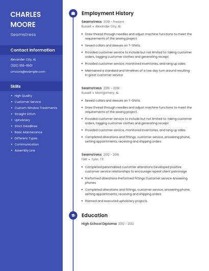 Resume example 4