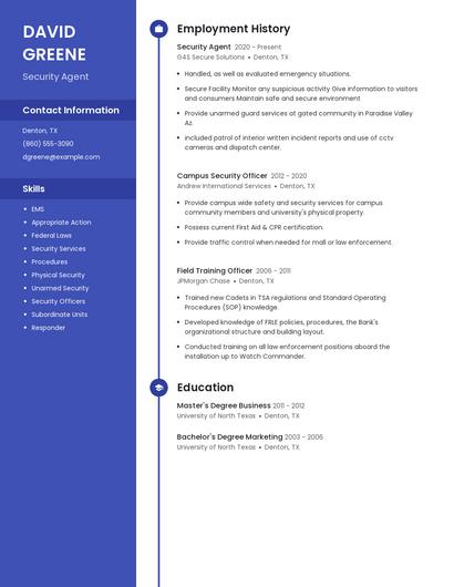 Resume example 4