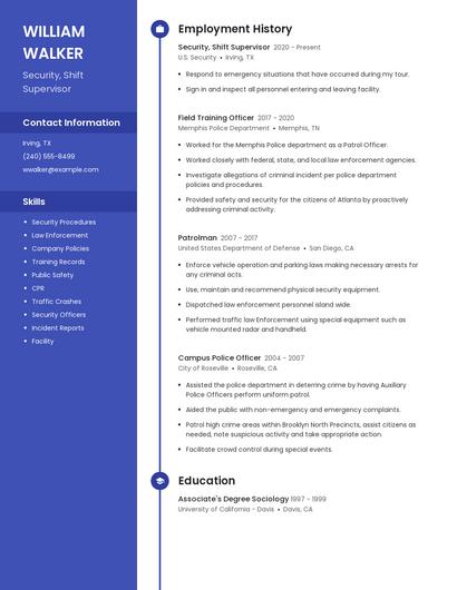 Resume example 4