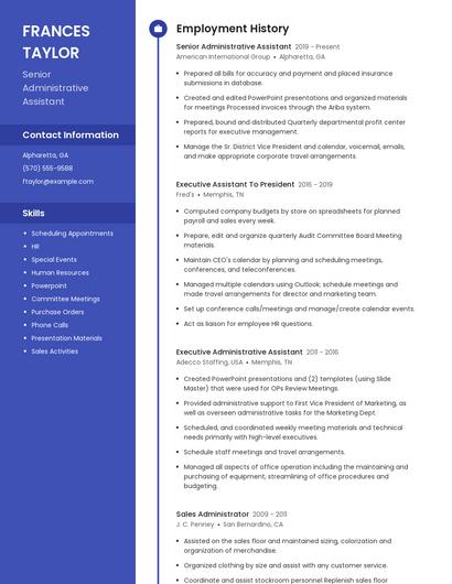 Resume example 4