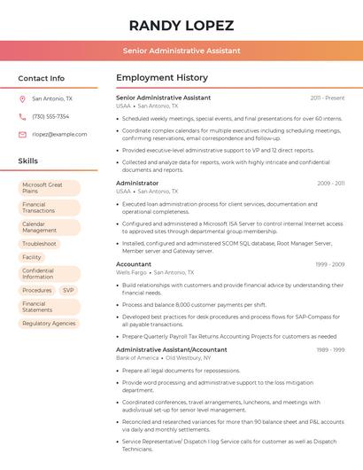 Resume example 3