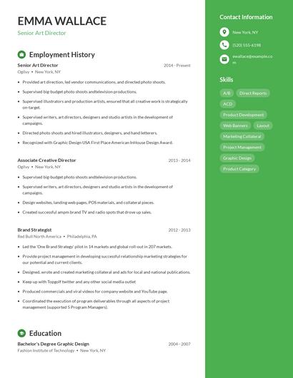 Resume example 4