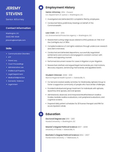Resume example 4