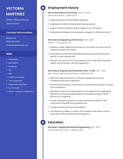 Resume example 4
