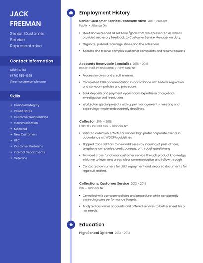 Resume example 5