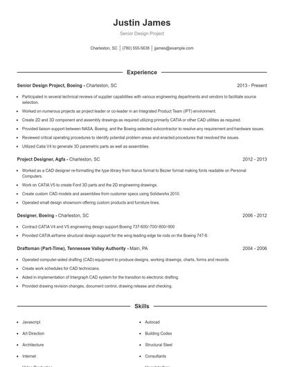 Resume example 1