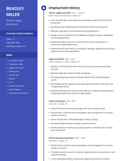 Resume example 5