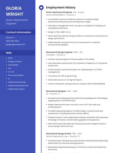 Resume example 4