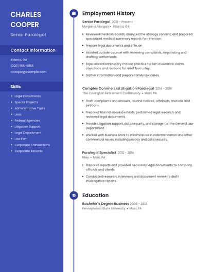 Resume example 5