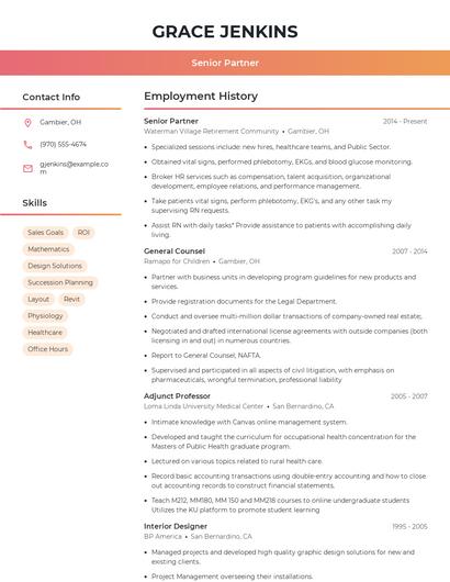 Resume example 3