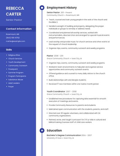 Resume example 5