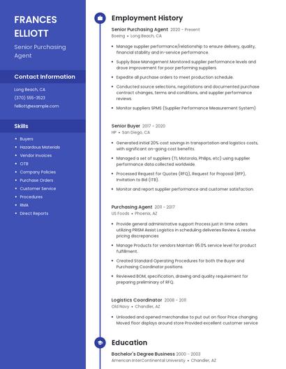 Resume example 4
