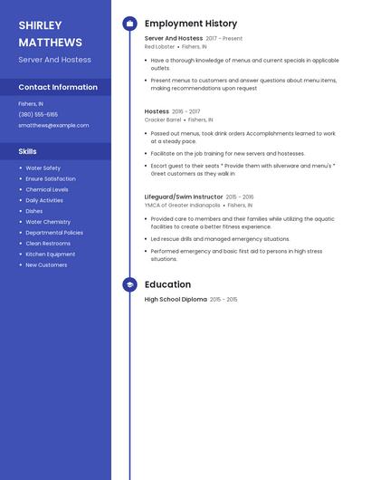 Resume example 5