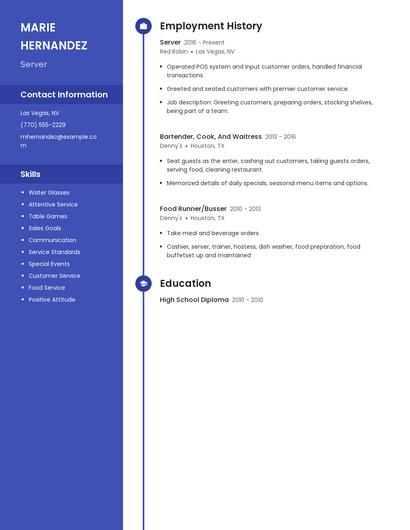 Resume example 4