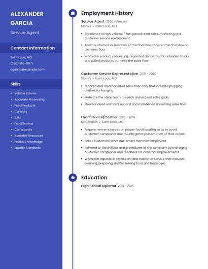 Resume example 4