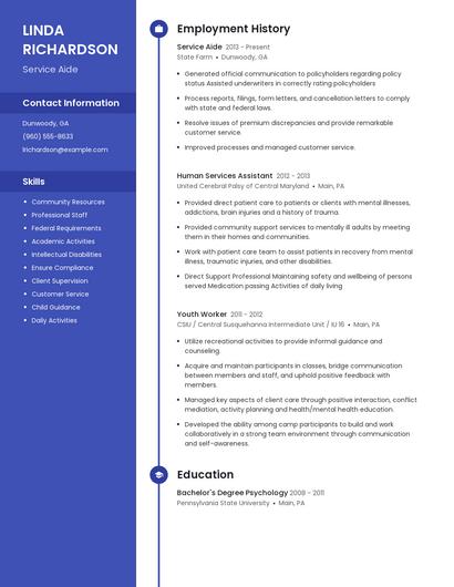 Resume example 4
