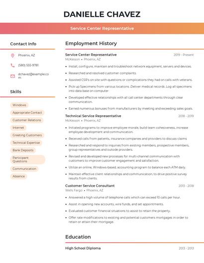 Resume example 3
