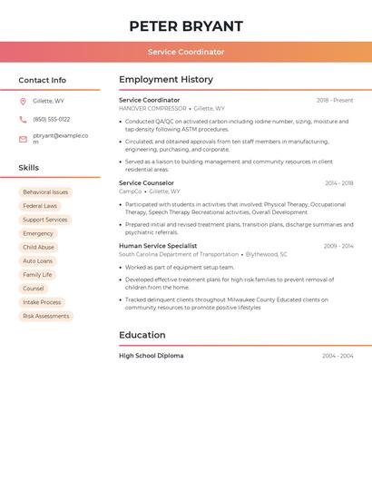 Resume example 3