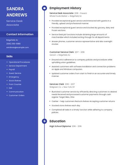 Resume example 4