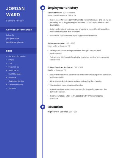 Resume example 5