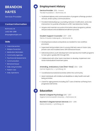 Resume example 5