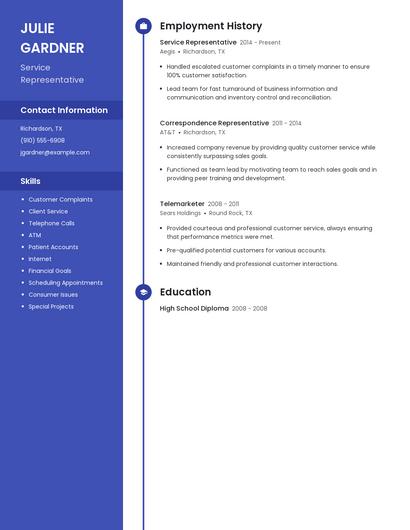 Resume example 5