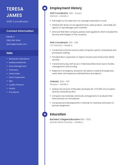 Resume example 4