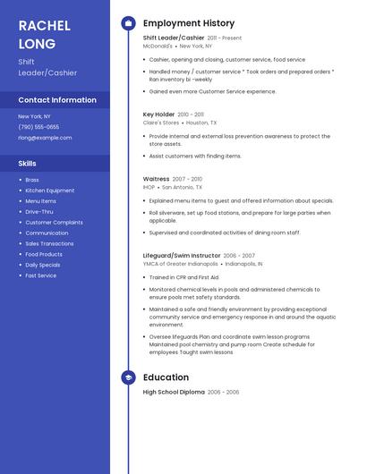Resume example 4