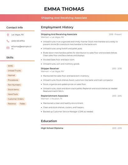 Resume example 3
