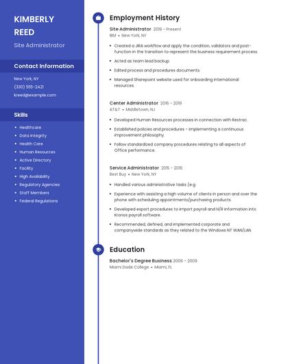Resume example 4