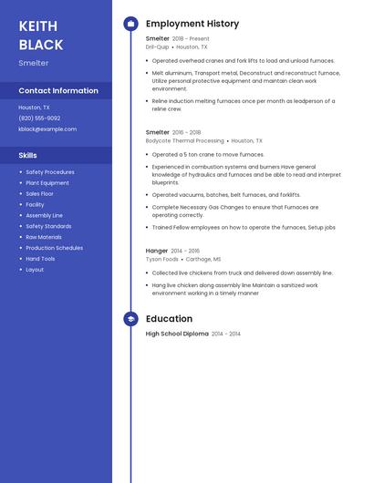 Smelter Resume