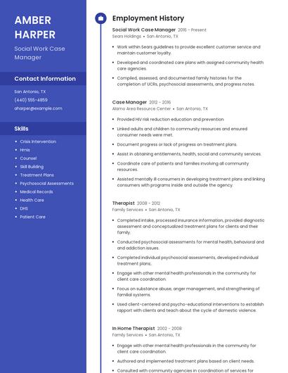 Resume example 5