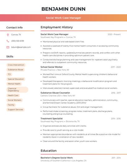Resume example 3