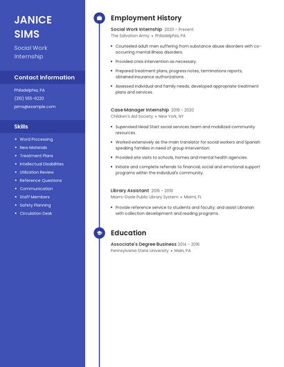 Resume example 4