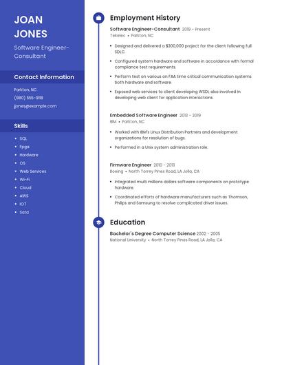 Resume example 4