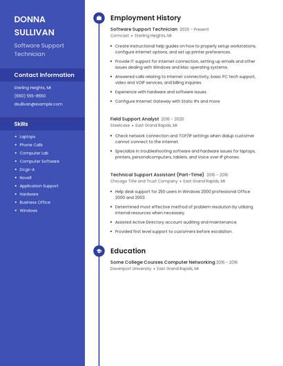 Resume example 4