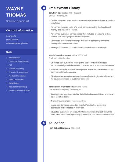 Resume example 4