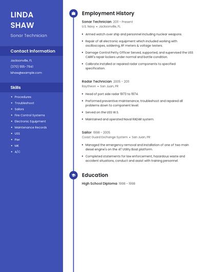 Resume example 4