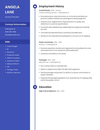 Resume example 5