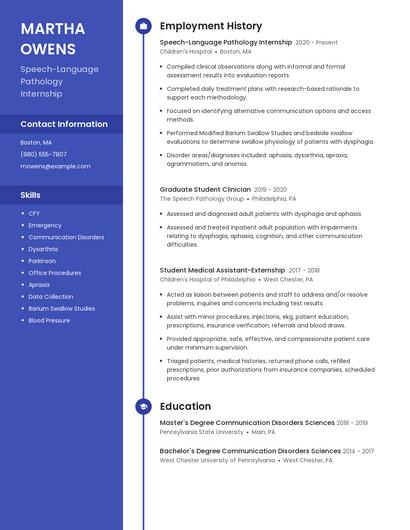 Resume example 5