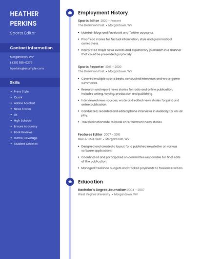 Resume example 4