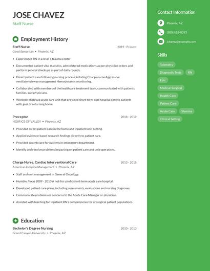 Resume example 4