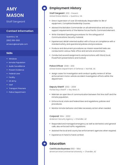 Resume example 4
