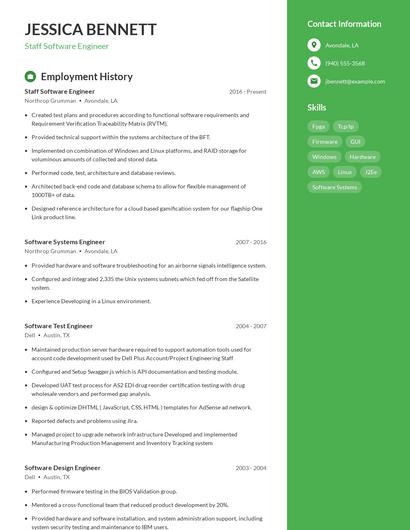 Resume example 5