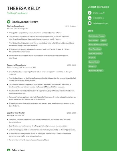 Resume example 4