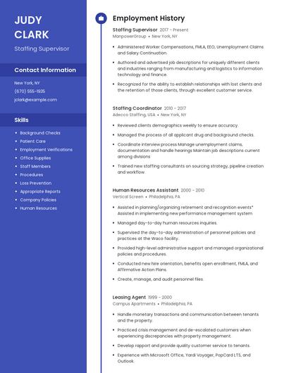 Resume example 4