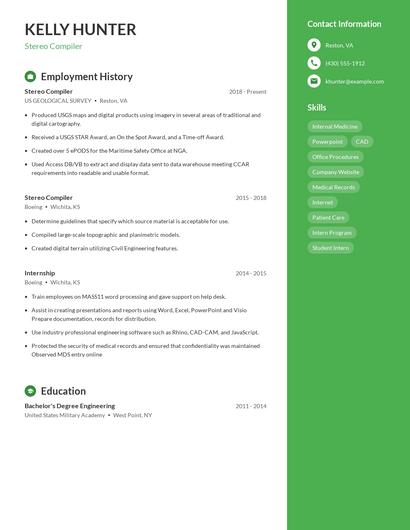 Stereo Compiler Resume
