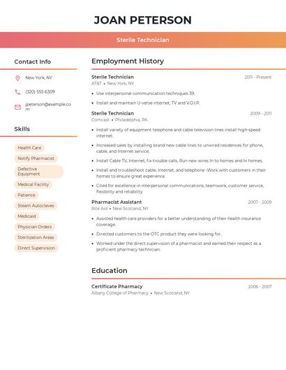 Resume example 3