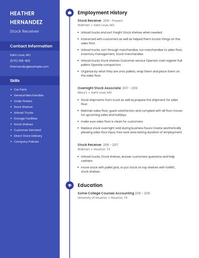 Resume example 5